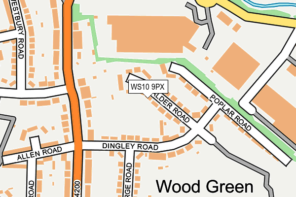 WS10 9PX map - OS OpenMap – Local (Ordnance Survey)