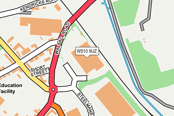 WS10 9UZ map - OS OpenMap – Local (Ordnance Survey)