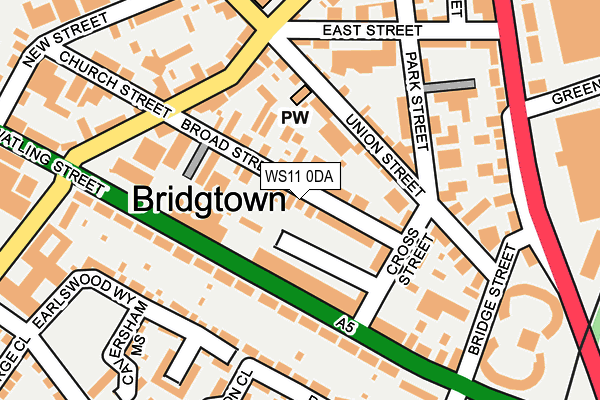 Map of BROAD STREET GARAGE LIMITED at local scale