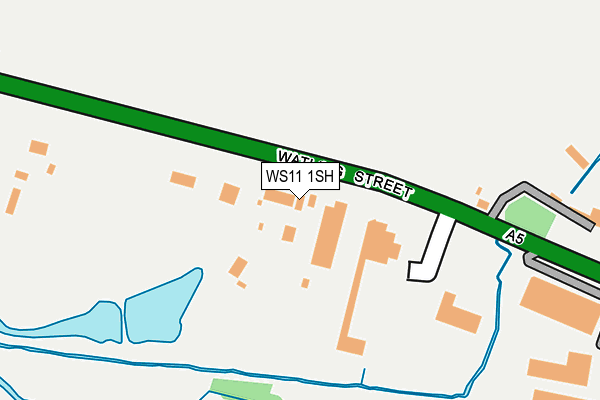 WS11 1SH map - OS OpenMap – Local (Ordnance Survey)