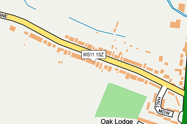 WS11 1SZ map - OS OpenMap – Local (Ordnance Survey)