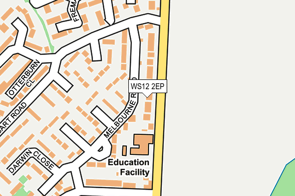 WS12 2EP map - OS OpenMap – Local (Ordnance Survey)