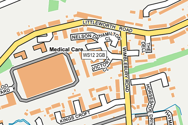WS12 2GB map - OS OpenMap – Local (Ordnance Survey)