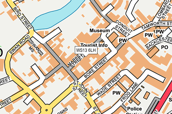 WS13 6LH map - OS OpenMap – Local (Ordnance Survey)