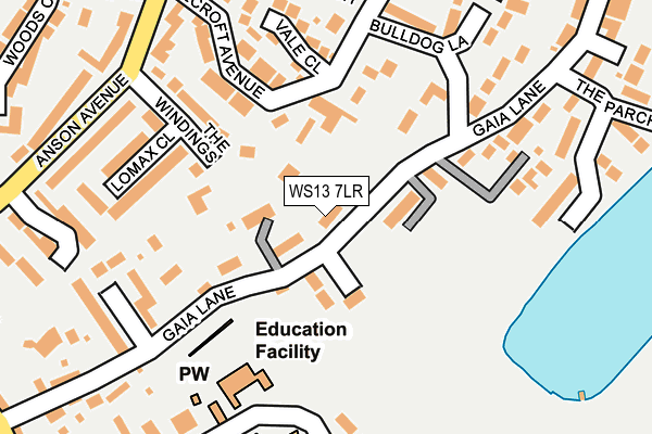 Map of ST. CHADS RECTORY TENANTS ASSOCIATION LIMITED at local scale