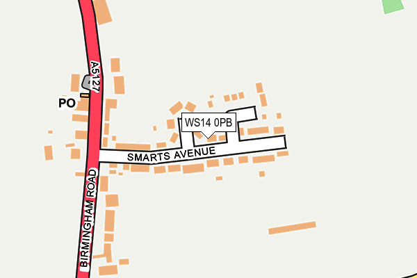 Map of KJ ENGINEERING LIMITED at local scale