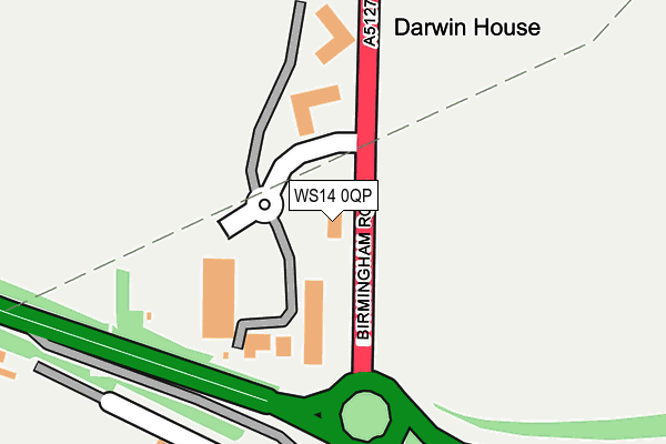 Map of WOODLEY HOUSE LIMITED at local scale