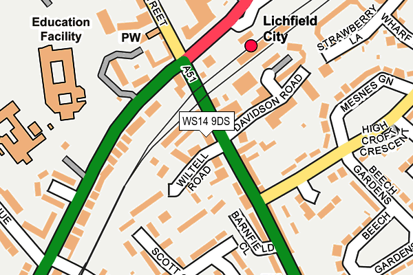 Map of BRIGHTLAND PSYCHOLOGY LTD at local scale