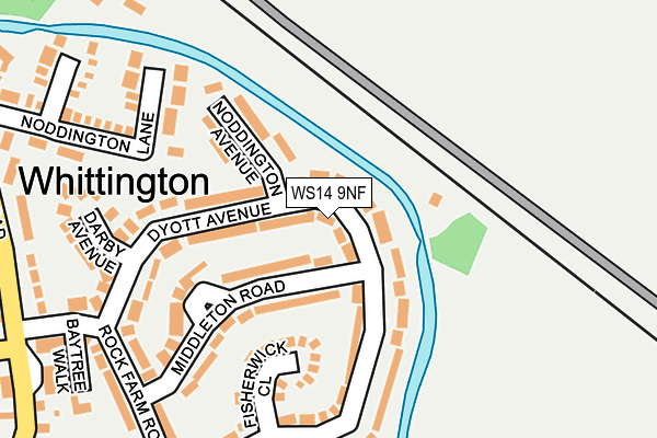 Map of DAISY'S DOMESTIC CLEANING SERVICES (MIDLANDS) LTD at local scale