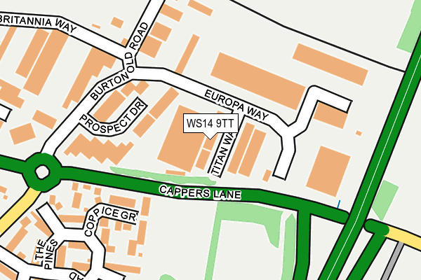 Map of THE BESPOKE ELECTRICAL TRAINING COMPANY LTD at local scale