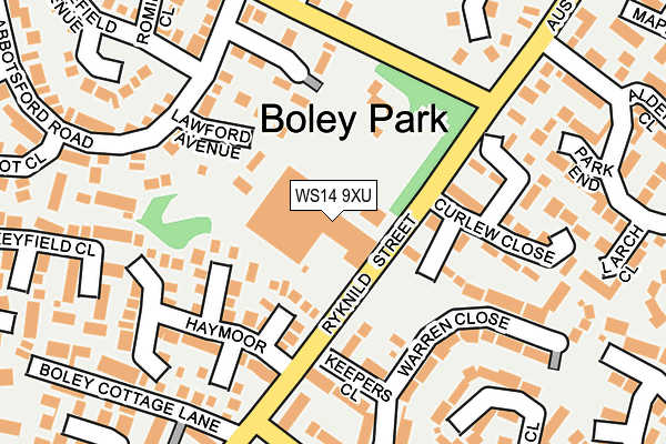 Map of ROBERT BROAD TRAVEL LIMITED at local scale