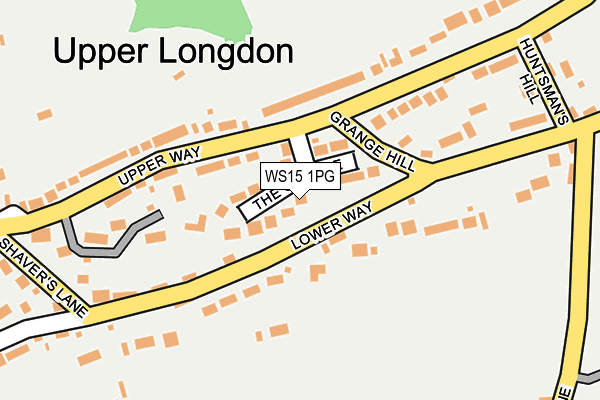 WS15 1PG map - OS OpenMap – Local (Ordnance Survey)