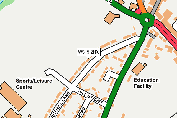 Map of EXPERIENCE ARTS LTD at local scale