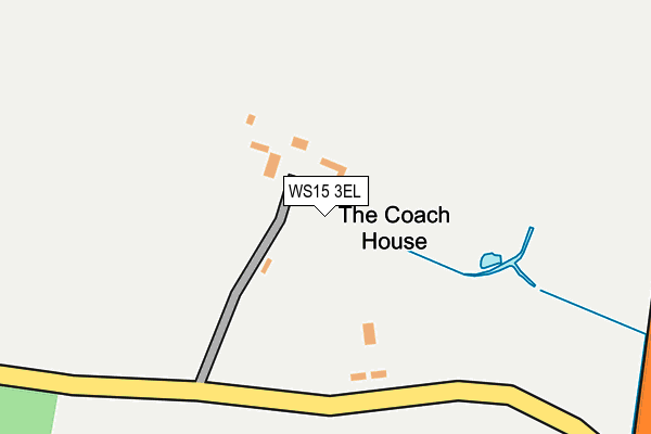 WS15 3EL map - OS OpenMap – Local (Ordnance Survey)