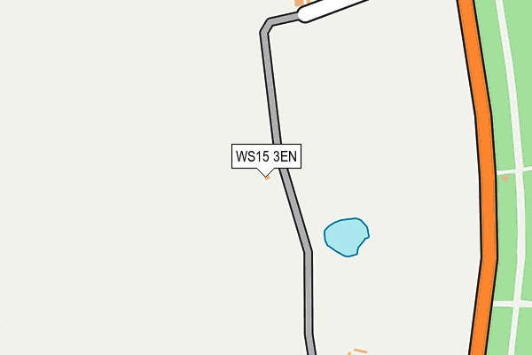 WS15 3EN map - OS OpenMap – Local (Ordnance Survey)