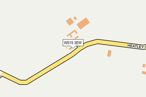 WS15 3EW map - OS OpenMap – Local (Ordnance Survey)