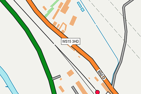 WS15 3HD map - OS OpenMap – Local (Ordnance Survey)