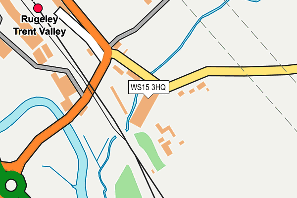 WS15 3HQ map - OS OpenMap – Local (Ordnance Survey)