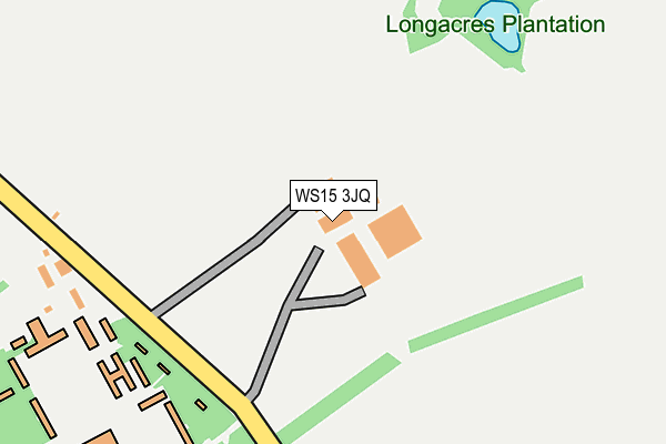 WS15 3JQ map - OS OpenMap – Local (Ordnance Survey)