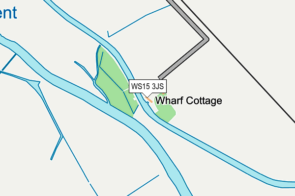 WS15 3JS map - OS OpenMap – Local (Ordnance Survey)