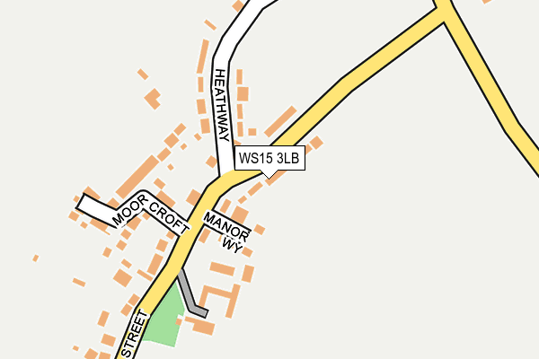 WS15 3LB map - OS OpenMap – Local (Ordnance Survey)