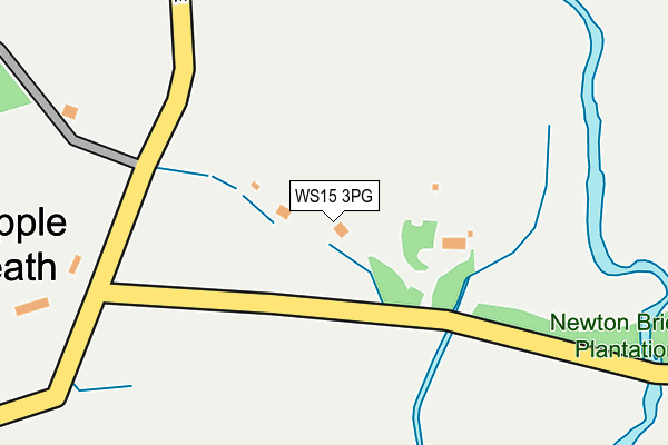 WS15 3PG map - OS OpenMap – Local (Ordnance Survey)