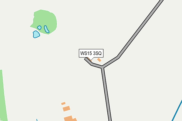 WS15 3SQ map - OS OpenMap – Local (Ordnance Survey)