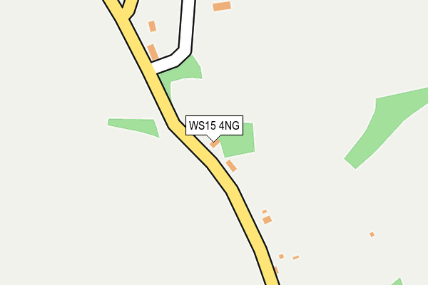 WS15 4NG map - OS OpenMap – Local (Ordnance Survey)