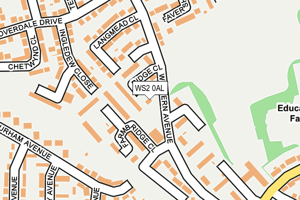 WS2 0AL map - OS OpenMap – Local (Ordnance Survey)