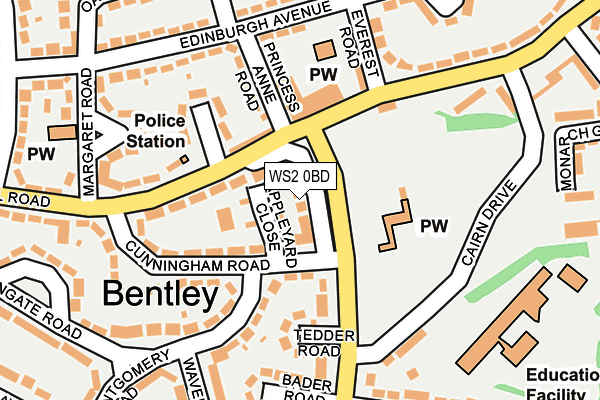 Map of B-LAUNDRY LIMITED at local scale
