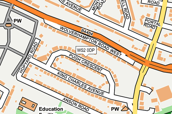 WS2 0DP map - OS OpenMap – Local (Ordnance Survey)