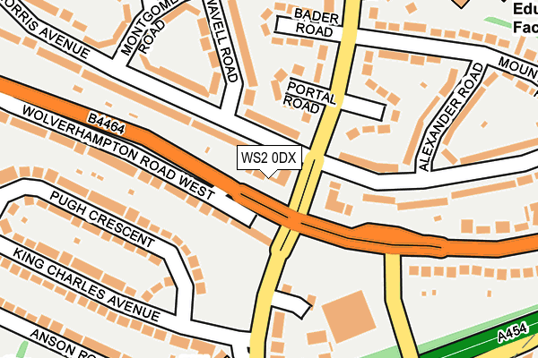 WS2 0DX map - OS OpenMap – Local (Ordnance Survey)