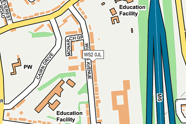 Map of GILL MOTOSPORT LIMITED at local scale