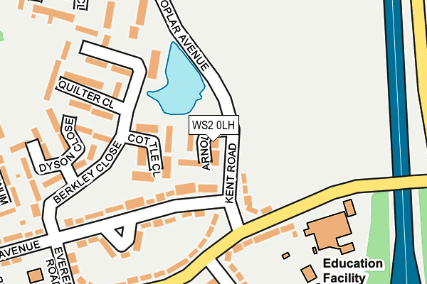 WS2 0LH map - OS OpenMap – Local (Ordnance Survey)