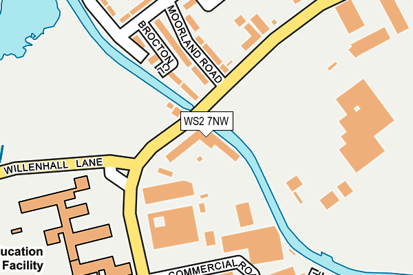 WS2 7NW map - OS OpenMap – Local (Ordnance Survey)