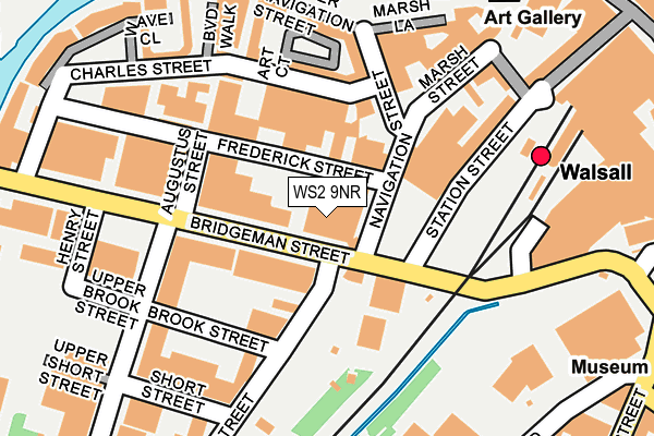 WS2 9NR map - OS OpenMap – Local (Ordnance Survey)
