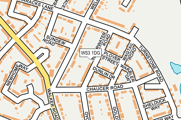 WS3 1DG map - OS OpenMap – Local (Ordnance Survey)