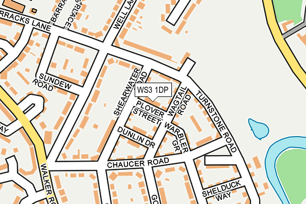 WS3 1DP map - OS OpenMap – Local (Ordnance Survey)