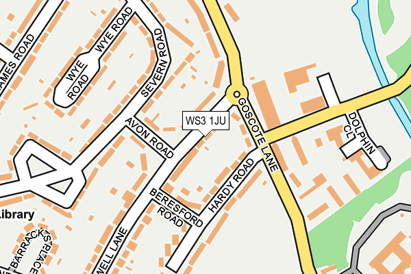 WS3 1JU map - OS OpenMap – Local (Ordnance Survey)