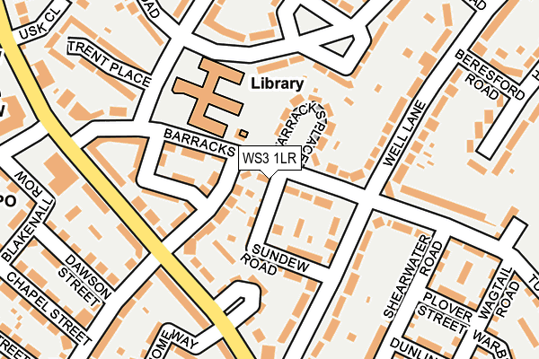 WS3 1LR map - OS OpenMap – Local (Ordnance Survey)