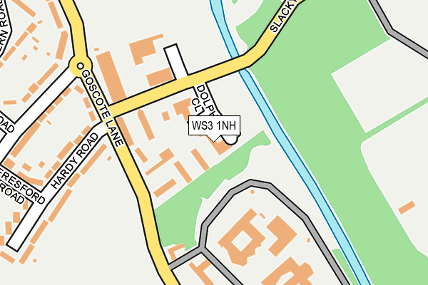 WS3 1NH map - OS OpenMap – Local (Ordnance Survey)
