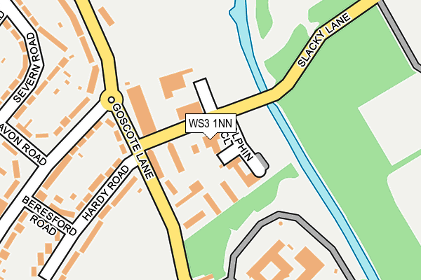 WS3 1NN map - OS OpenMap – Local (Ordnance Survey)