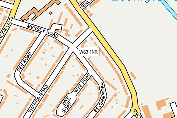 WS3 1NR map - OS OpenMap – Local (Ordnance Survey)