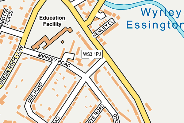 WS3 1PJ map - OS OpenMap – Local (Ordnance Survey)
