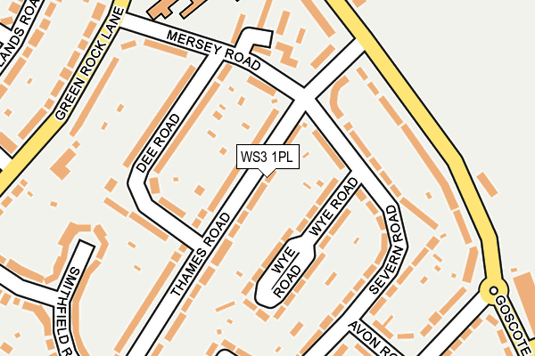 WS3 1PL map - OS OpenMap – Local (Ordnance Survey)