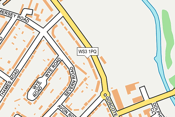 WS3 1PQ map - OS OpenMap – Local (Ordnance Survey)