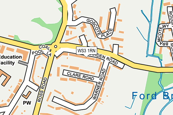 WS3 1RN map - OS OpenMap – Local (Ordnance Survey)