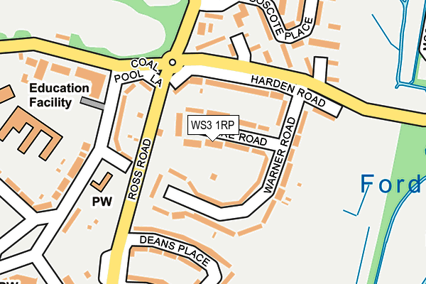 WS3 1RP map - OS OpenMap – Local (Ordnance Survey)
