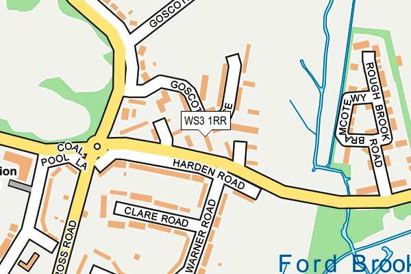 WS3 1RR map - OS OpenMap – Local (Ordnance Survey)