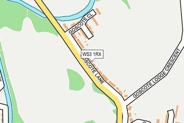 WS3 1RX map - OS OpenMap – Local (Ordnance Survey)
